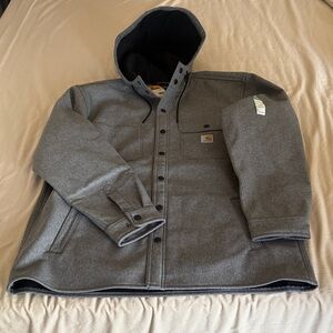 Carhartt Men's Charcoal Hooded Jacket